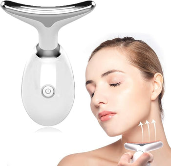 7-Color LED Microcurrent Facial Massager – Skin Firming Face & Neck Beauty Device for Lifting, Jawline & Anti-Aging