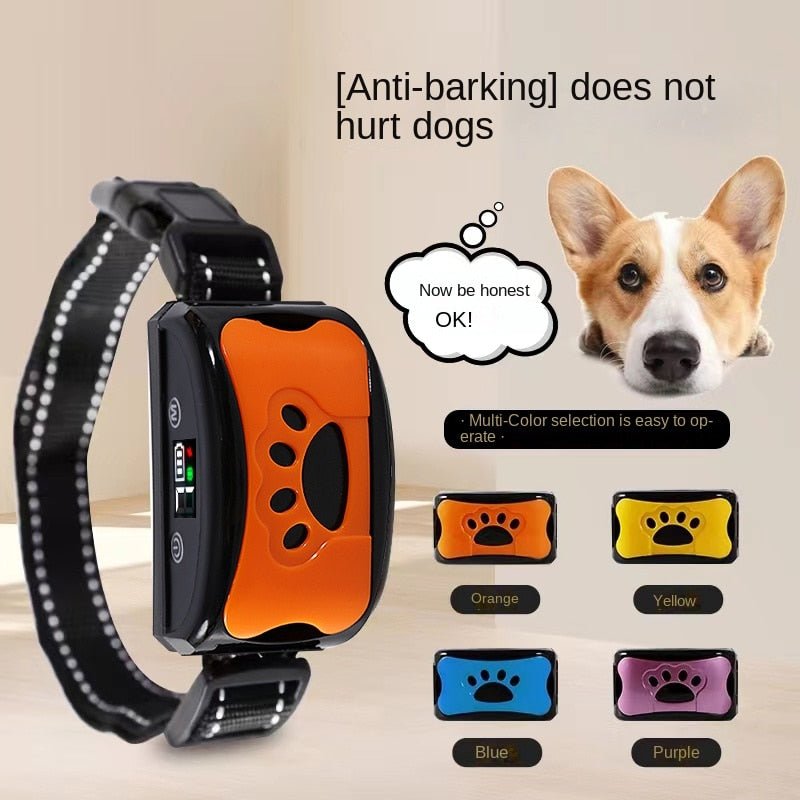 Ultrasonic Anti-Bark Dog Collar | USB Rechargeable Training Collar - Fun Stuff Gift Shop