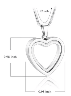 Heartfelt Remembrance: Stainless Steel Heart-Shaped Cremation Pendant - Fun Stuff Gift Shop