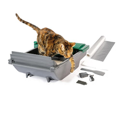 Pet Zone Smart Scoop Self-Cleaning Litter Box | Value Bundle with 4-Month Bag Supply - Fun Stuff Gift Shop