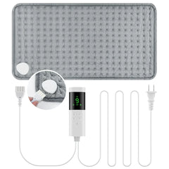 Electric Heating Pad – 9 Temperature Settings, 4 Timers (30x60cm)
