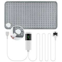 Electric Heating Pad – 9 Temperature Settings, 4 Timers (30x60cm)