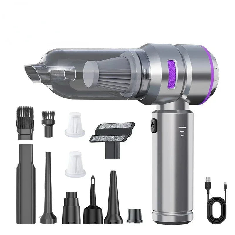 Wireless Handheld Vacuum & Air Duster – 390000PA Brushless Motor