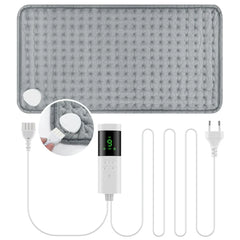 Electric Heating Pad – 9 Temperature Settings, 4 Timers (30x60cm)