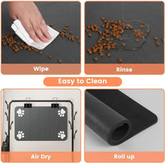 Pet Feeding Mat – Absorbent, Waterproof Placemat for Dogs & Cats
