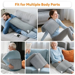 Electric Heating Pad – 9 Temperature Settings, 4 Timers (30x60cm)