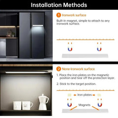 LED Motion Sensor Under Cabinet Light – USB Wireless, 3-Color, Kitchen & Wardrobe Lighting - LED Lighting - Fun Stuff Gift Shop