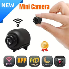 Mini WiFi Security Camera – 1080P HD, Night Vision, Motion Detection & IP66 Waterproof