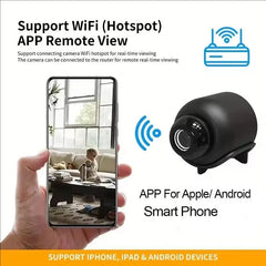 Mini WiFi Security Camera – 1080P HD, Night Vision, Motion Detection & IP66 Waterproof