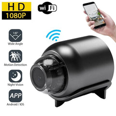 Mini WiFi Security Camera – 1080P HD, Night Vision, Motion Detection & IP66 Waterproof