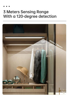 LED Motion Sensor Under Cabinet Light – USB Wireless, 3-Color, Kitchen & Wardrobe Lighting - LED Lighting - Fun Stuff Gift Shop