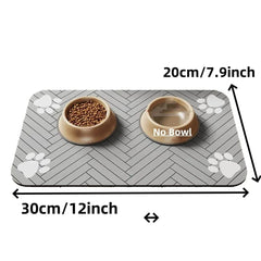 Pet Feeding Mat – Absorbent, Waterproof Placemat for Dogs & Cats