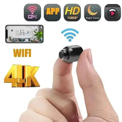 Mini WiFi Security Camera – 1080P HD, Night Vision, Motion Detection & IP66 Waterproof