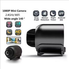 Mini WiFi Security Camera – 1080P HD, Night Vision, Motion Detection & IP66 Waterproof