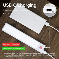 LED Motion Sensor Under Cabinet Light – USB Wireless, 3-Color, Kitchen & Wardrobe Lighting - LED Lighting - Fun Stuff Gift Shop