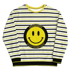 Be Happy Unisex Fleece Pullover Sweatshirt