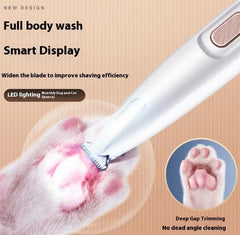 Pet Paw Trimmer with LED Light | Waterproof Rechargeable Dog Grooming Trimmer - Fun Stuff Gift Shop