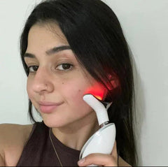 7-Color LED Microcurrent Facial Massager – Skin Firming Face & Neck Beauty Device for Lifting, Jawline & Anti-Aging