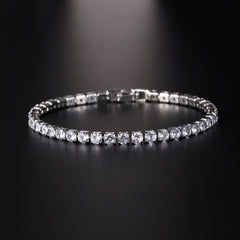 Hip Hop Micro Zircon Tennis Bracelet Set — Iced Out CZ Copper Bracelet for Men & Women | 7 Colors | 2 Sizes - Bracelet - Fun Stuff Gift Shop