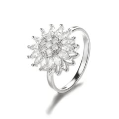 Sunflower Rotation Ring for Anxiety Relief - Fun Stuff Gift Shop