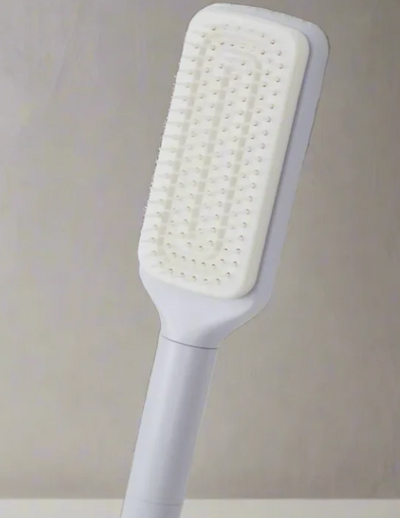 4-in-1 Self-Cleaning Hair Brush – Anti-Static Massage Detangling Brush with Rotating & Retractable Design