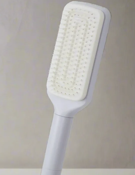 4-in-1 Self-Cleaning Hair Brush – Anti-Static Massage Detangling Brush with Rotating & Retractable Design