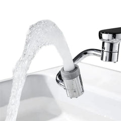 1080° Rotatable Faucet Extender – Flexible Sink Sprayer Aerator for Kitchen & Bathroom | Multi-Mode, Tool-Free Install