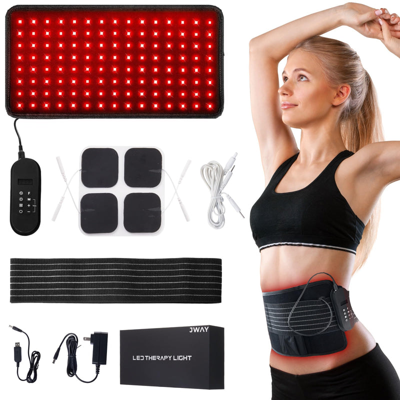 Red Light Therapy Belt – 660nm & 850nm Infrared with TENS Massage