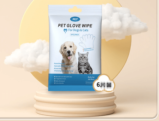 Pet Cleaning Gloves & Wipes Kit | Disposable Grooming Essentials for Dogs & Cats - Fun Stuff Gift Shop