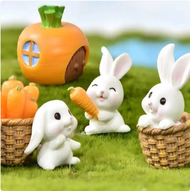Mini Resin Animal Figurines – DIY Micro-Landscape Decor - Fun Stuff Gift Shop