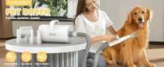 4-in-1 Negative Ion Pet Hair Dryer | High-Speed Dog & Cat Grooming Dryer - Fun Stuff Gift Shop