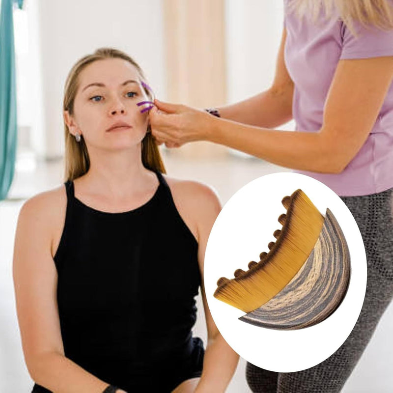 Lift & Glow Facial Lymphatic Massage Brush – Sculpt, De-Puff & Revitalize Skin Naturally