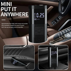 Portable Air Inflator Pump | Wired & Wireless | 120W for Car Tires & More - Fun Stuff Gift Shop