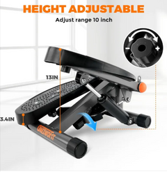 Compact Hydraulic Stepper Machine | Home Cardio & Body Toning