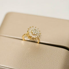 Sunflower Rotation Ring for Anxiety Relief - Fun Stuff Gift Shop