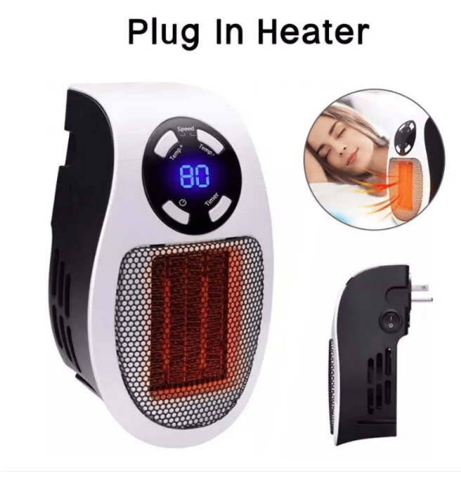 VersaHeat Portable Wall-Mounted Space Heater - Fun Stuff Gift Shop