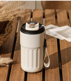 Smart Thermal Bottle with Digital Temperature Display | 450ml Vacuum Insulated Stainless Steel Travel Mug