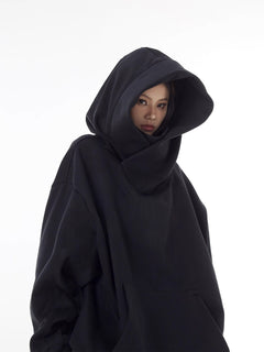Loose High Collar Fleece Lined Hoodie - Fun Stuff Gift Shop