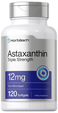 Horbäach Astaxanthin 12mg Triple Strength – 120 Softgels - Fun Stuff Gift Shop