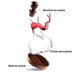 Wine Decanter Set | Elegant Glass Decanter for Red Wine with Glasses - Fun Stuff Gift Shop