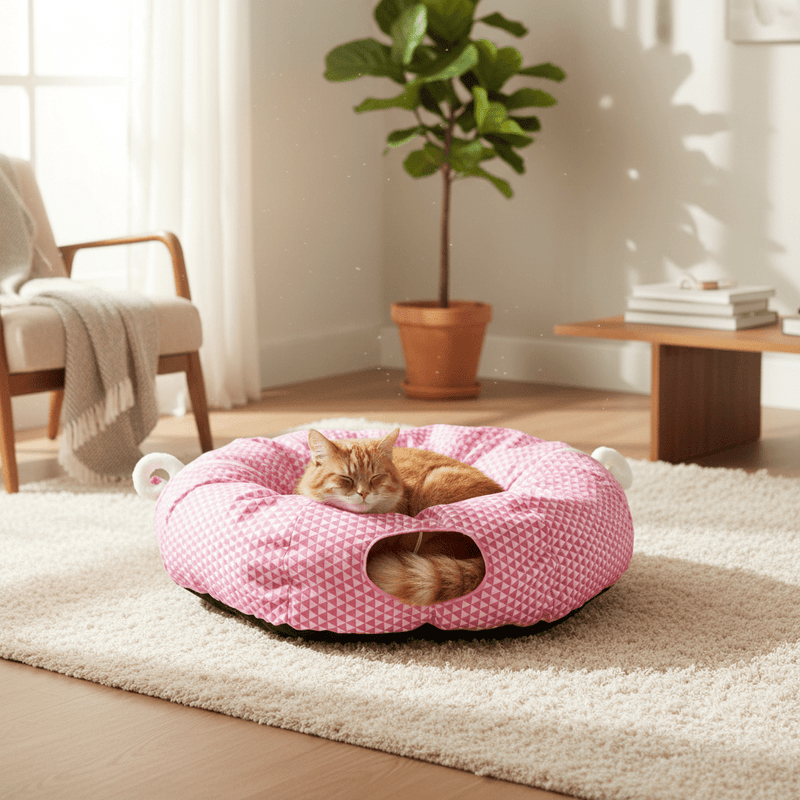 Cat Tunnel, Cat Bed, Cat Mat, Cat Sleeping Bag - Fun Stuff Gift Shop
