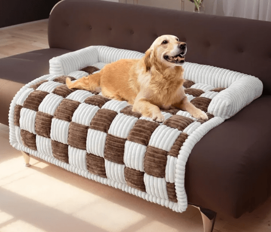 Cozy Plush Pet Bed | Thickened Ultra-Soft Dog & Cat Bed in 4 Colors & 2 Sizes - Fun Stuff Gift Shop