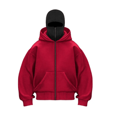 Double Hood Fleece Hoodie | Sherpa-Lined, Wind-Ready & Street-Ready - Fun Stuff Gift Shop
