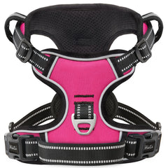No-Pull Dog Harness | Reflective Breathable Mesh with Soft Handle | Large Dogs | Rose - Fun Stuff Gift Shop