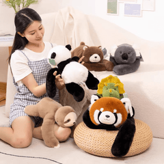 Panda, Koala, Sloth, Dinosaur, Bear & Little Panda Plush Doll Gift – Kids Soft Stuffed Toy - Fun Stuff Gift Shop