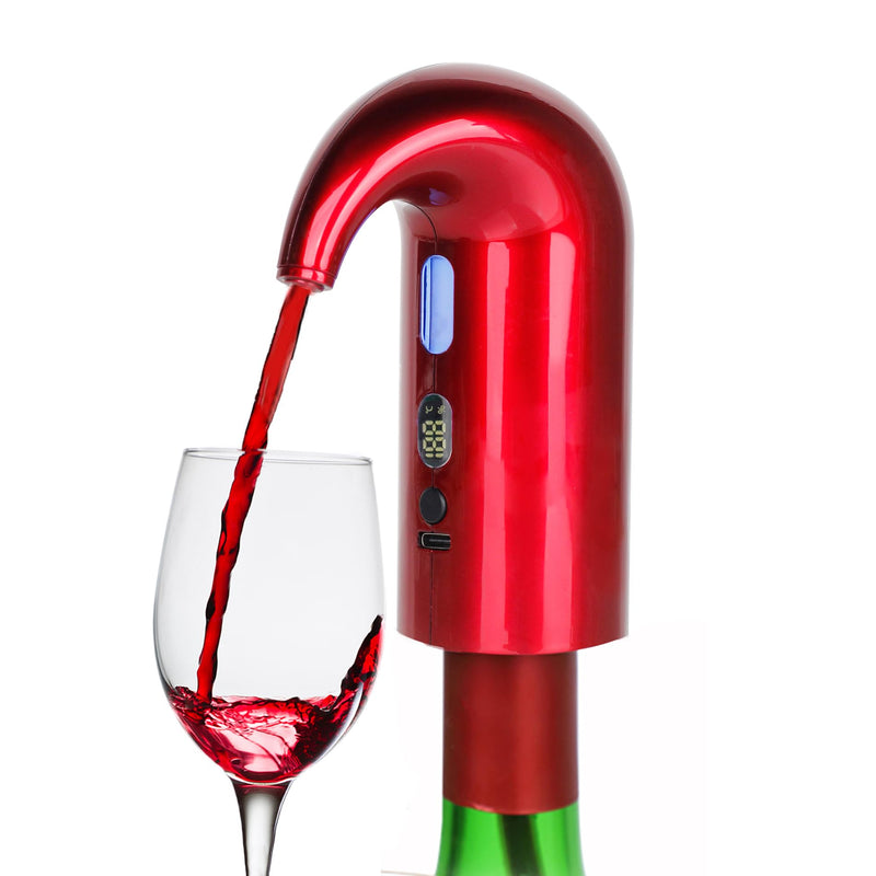 Electric Wine Aerator & Dispenser | One-Touch, Type C Rechargeable - Fun Stuff Gift Shop