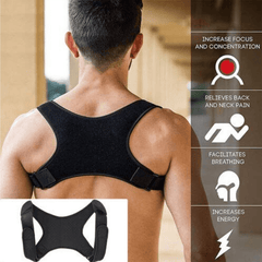 Fix Your Posture in Minutes — Feel the Difference Instantly - Back Shoulder Support Correct Brace Belt Men Women - Back Brace Posture Corrector - Fun Stuff Gift Shop