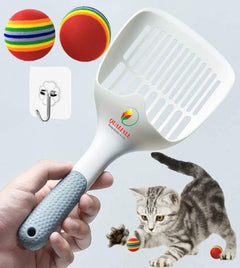 Cat Kitty Litter Box Pooper Scooper for Cat Litter Box with Holder - Fun Stuff Gift Shop