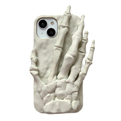 Funny Phone Case for iPhone 15 Pro Max 3D Crazy Heavy Metal Skeleton Hand Ugly Weird iPhone Case - Fun Stuff Gift Shop