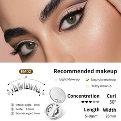 Magnetic False Eyelashes Set with Applicator - Fun Stuff Gift Shop
